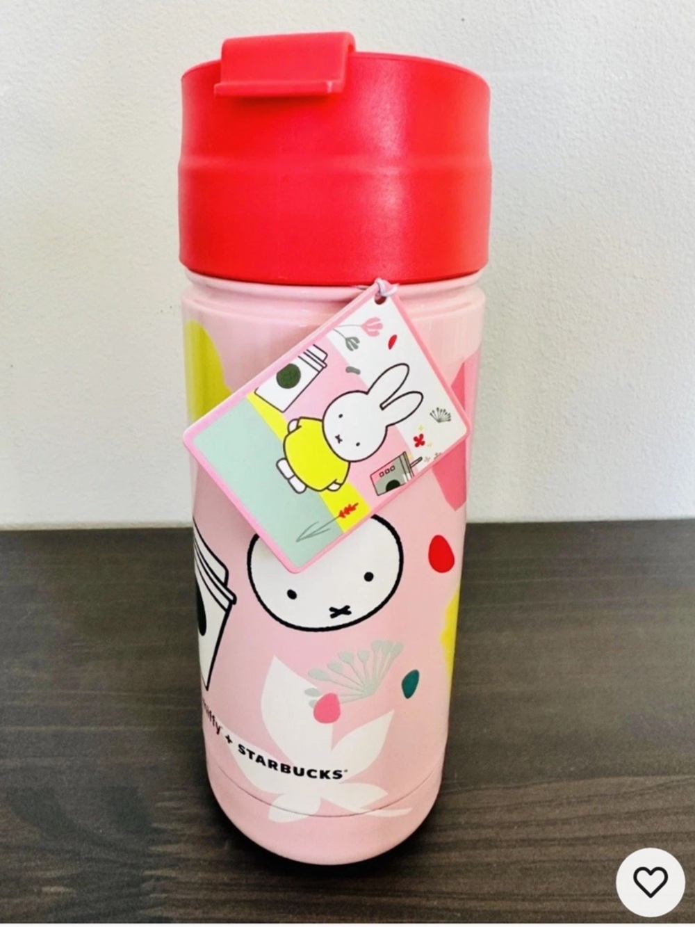 Limited Edition - 2026 Starbucks x Miffy Pink Stainless Steel Tumbler 18oz
